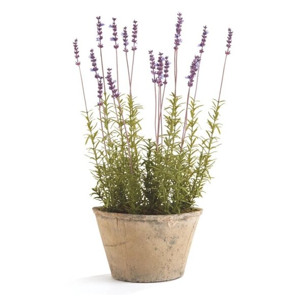 FAUX POTTED LAVENDAR - Picture 1 of 2